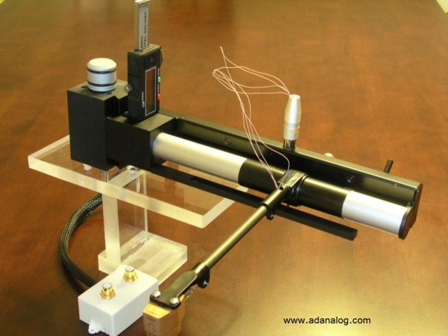The MG-1 air bearing tonearm, by Ada Lin. Photo credit: www.adanalog.com