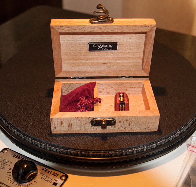 In its' handsome wood box. Photo by Mark Morris.