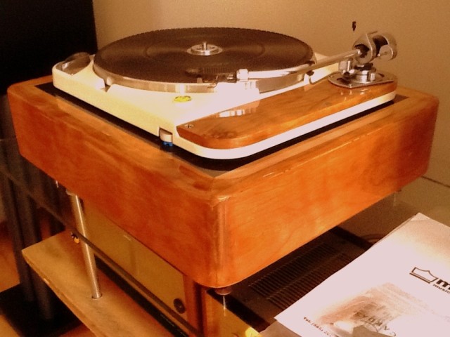 Thorens TD124, custom build by Hans Lazuardi.