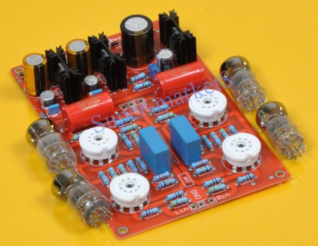 From China: "6N3 4-pcs Audio Tube Pre-Amplifier Preamp Board Assembled Kit DIY" ($40 plus shipping, via eBay)