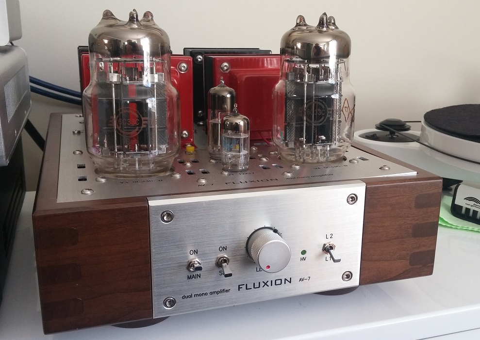 Review: Fluxion AV-7 Single-Ended 6C33C Amplifier | Wall Of Sound ...