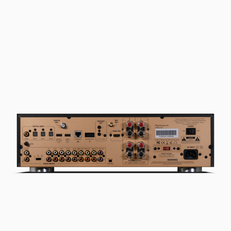 Advance Acoustic PlayStream A5 – Amplificatore Integrato Con Bluetooth E Supporto Spotify, Nuovo
